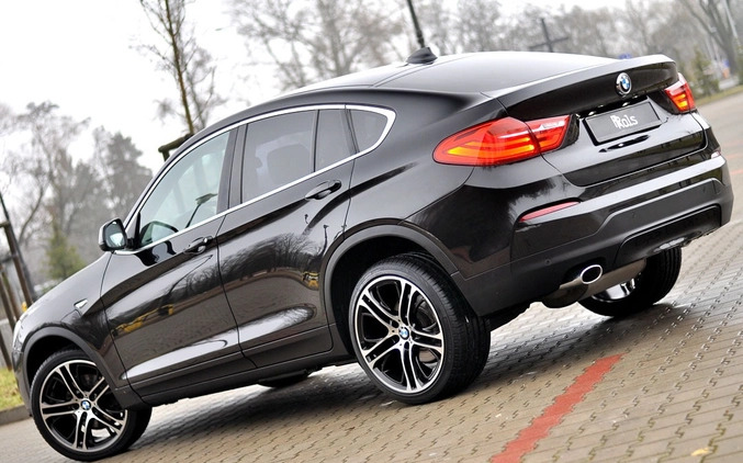 BMW X4 cena 89999 przebieg: 214000, rok produkcji 2015 z Płock małe 596